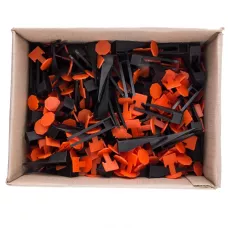 Система выравнивания плитки СВП - комплект: зажим + клин 250/250 шт Сибртех