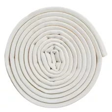 Уплотнитель резиновый, 12 м, профиль "D", белый Сибртех