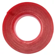 Двусторонняя клейкая лента из вспененного акрила, прозрачная, 15 мм х 3м MATRIX 89078