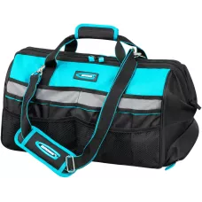 Сумка для инструмента, 500х280х290мм, выдвижная рукоятка, колеса, наплечный ремень GROSS 90276