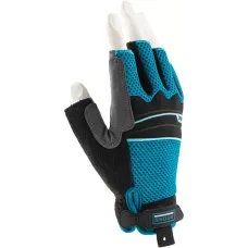 Перчатки комбинированные облегченные, открытые пальцы, AKTIV, размер М (8) GROSS 90308