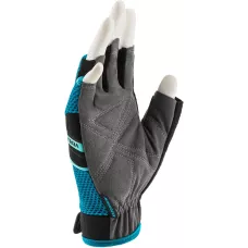 Перчатки комбинированные облегченные, открытые пальцы, AKTIV, размер L (9) GROSS 90309