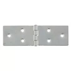 Петля карточная, 128 х 40 мм, цинк, 4 шт, (Металлист) Россия