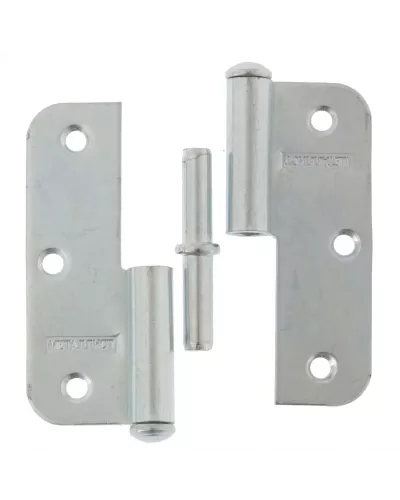 Петля накладная ПН1-85 правая, цинк, 4 шт, (Металлист) Россия