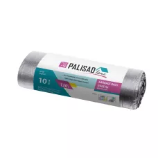 Пакеты для мусора 120 л x 10 шт, серые, Home PALISAD 927135