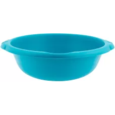Таз пластмассовый круглый 18 л, бирюзовый, Home Palisad