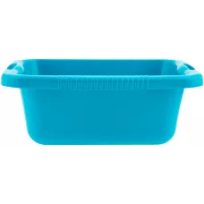 Таз пластмассовый прямоугольный 25 л, бирюзовый, Home PALISAD 929935