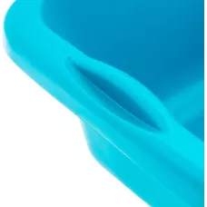 Таз пластмассовый прямоугольный 25 л, бирюзовый, Home PALISAD 929935