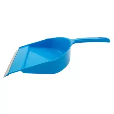 Набор: совок с кромкой 330 x 225 мм и щетка-сметка 285 мм, голубой, Home PALISAD 933105