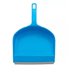 Набор: совок с кромкой 330 x 225 мм и щетка-сметка 285 мм, голубой, Home PALISAD 933105