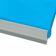 Набор: совок с кромкой 330 x 225 мм и щетка-сметка 285 мм, голубой, Home PALISAD 933105