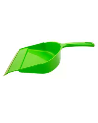 Набор: совок с кромкой 330 x 225 мм и щетка-сметка 285 мм, зеленый, Home Palisad