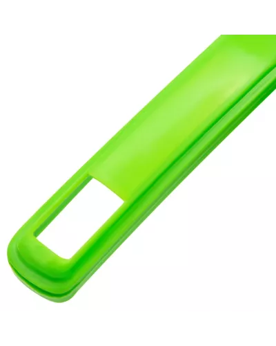 Набор: совок с кромкой 330 x 225 мм и щетка-сметка 285 мм, зеленый, Home Palisad