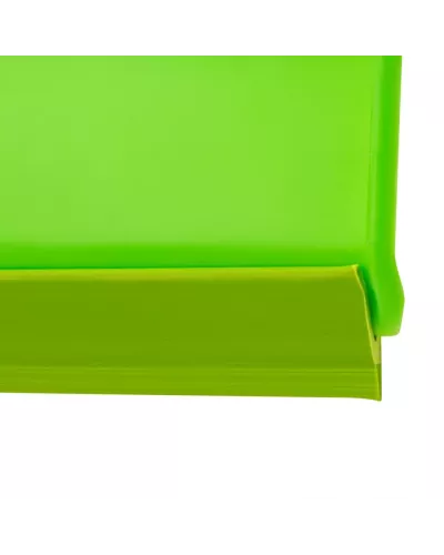 Набор: совок с кромкой 330 x 225 мм и щетка-сметка 285 мм, зеленый, Home Palisad