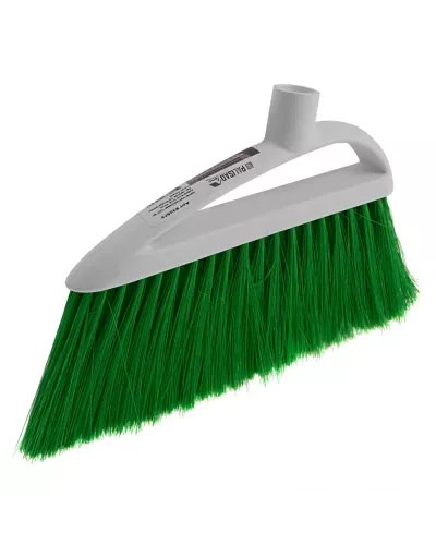 Щетка пластмассовая для подметания пола, премиум, 23 см, без черенка, салатовая щетина, Home Palisad