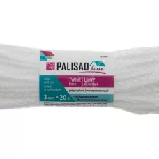 Шнур бельевой полипропиленовый с сердечником, 3 мм, L 20 м, белый, Home PALISAD 937065