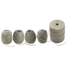 Шпагат джутовый, 1 мм, L 140 м, 2-ниточный, Россия Сибртех