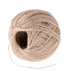 Шпагат джутовый, 1 мм, L 140 м, 2-ниточный, Россия Сибртех