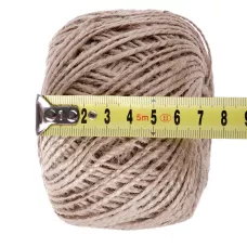 Шпагат джутовый, 1.5 мм, L 100 м, 2-ниточный, Россия Сибртех