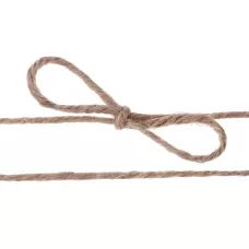 Шпагат джутовый, 1.5 мм, L 100 м, 2-ниточный, Россия Сибртех