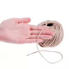 Шпагат джутовый, 1.5 мм, L 100 м, 2-ниточный, Россия Сибртех