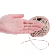 Шпагат джутовый, 1.5 мм, L 90 м, 4-ниточный, Россия Сибртех