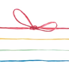 Набор шпагатов полипропиленовых, 6 шт, 2 мм, L 60 м, MIX цветов, Россия Сибртех