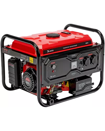 Генератор бензиновый RS-4000E, 3,3 кВт, 230В, электростартер MTX