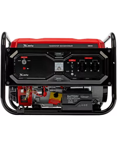 Генератор бензиновый RS-4000E, 3,3 кВт, 230В, электростартер MTX