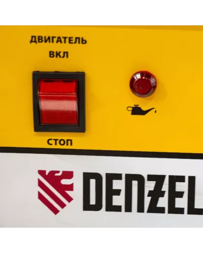 Генератор бензиновый GE 7900, 6.5 кВт, 220 В/50 Гц, 25 л, ручной пуск Denzel
