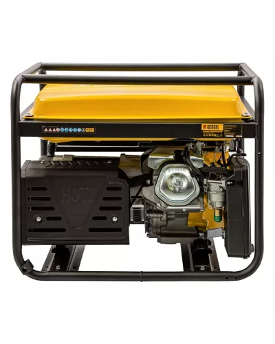 Генератор бензиновый GE 7900, 6.5 кВт, 220 В/50 Гц, 25 л, ручной пуск Denzel