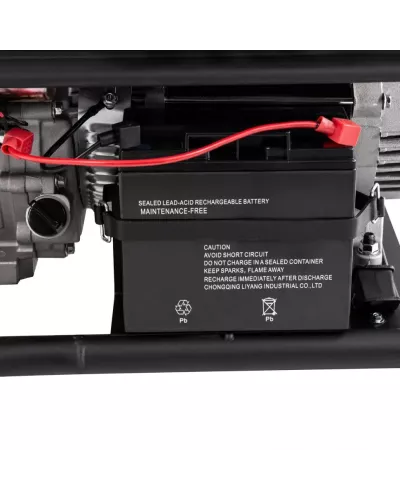 Генератор бензиновый PS 90 ED-3, 9.0 кВт, переключение режима 230 В/400 В, 25 л, электростартер Denzel
