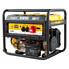 Генератор бензиновый DENZEL PS 80 E-3, 6.6 кВт, 400 В, 25 л, электростартер