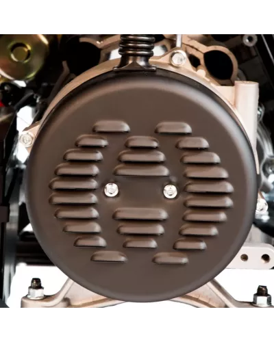 Генератор бензиновый PS 80 E-3, 6.6 кВт, 400 В, 25 л, электростартер Denzel