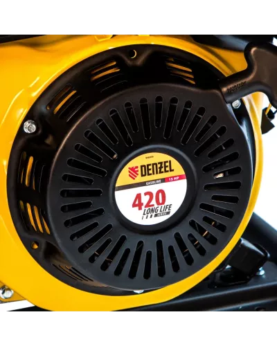 Генератор бензиновый PS 80 E-3, 6.6 кВт, 400 В, 25 л, электростартер Denzel