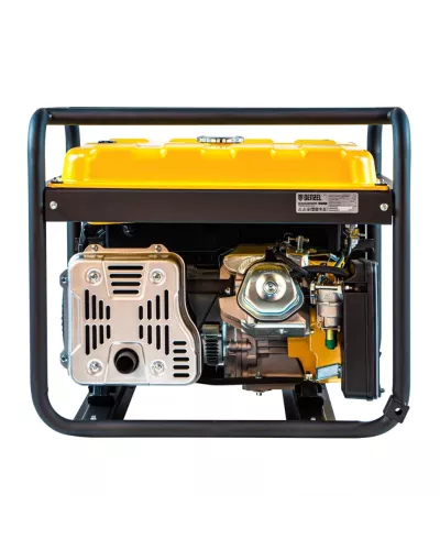 Генератор бензиновый PS 80 E-3, 6.6 кВт, 400 В, 25 л, электростартер Denzel