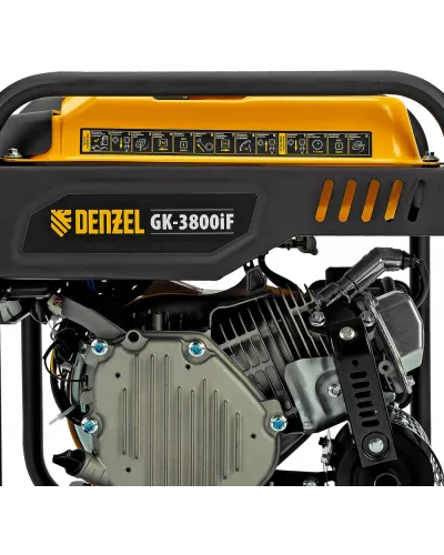 Генератор инверторный GK-3800iF, 3,8 кВт, 230 В, ручной старт DENZEL