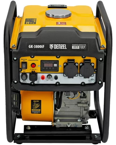 Генератор инверторный GK-3800iF, 3,8 кВт, 230 В, ручной старт DENZEL
