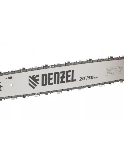 Пила цепная бензиновая DGS-5820, шина 50 см, 58 см3, 4.1 л.с, шаг 0.325, паз 1.5 мм, 76 звеньев Denzel