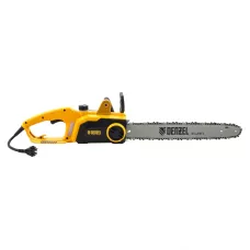 Пила цепная электрическая DENZEL EDS-2200P, 2.2 кВт, шина 45 см, шаг 3/8, 63 звена
