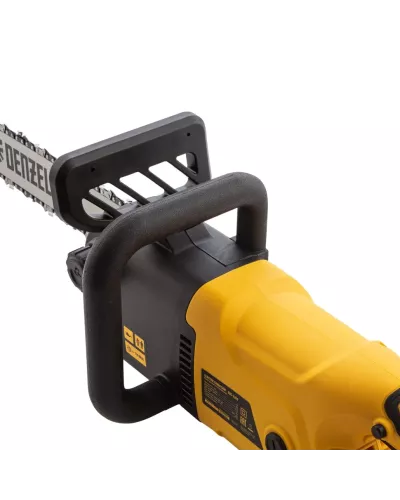 Пила цепная электрическая EDS-2200, 2.2 кВт,продольная, шина 45 см, шаг 3/8, паз 1.3 мм, 62 звена Denzel