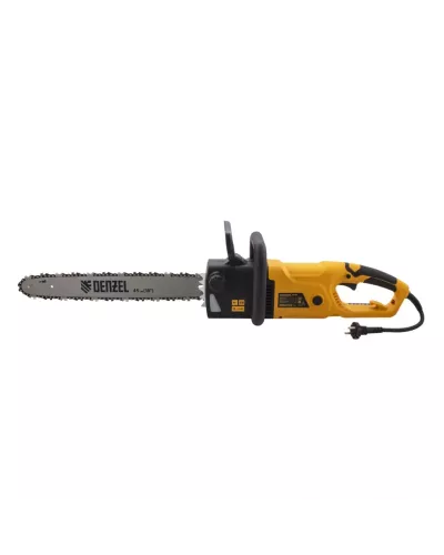 Пила цепная электрическая EDS-2200, 2.2 кВт,продольная, шина 45 см, шаг 3/8, паз 1.3 мм, 62 звена Denzel