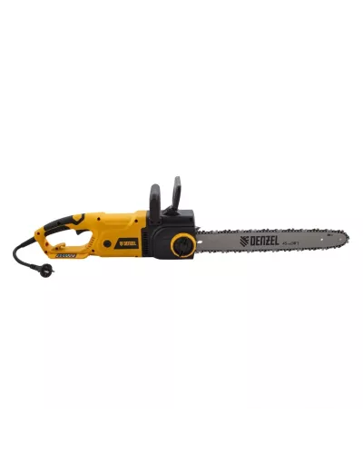 Пила цепная электрическая EDS-2200, 2.2 кВт,продольная, шина 45 см, шаг 3/8, паз 1.3 мм, 62 звена Denzel