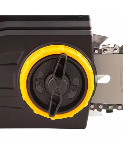 Пила цепная электрическая EDS-2200, 2.2 кВт,продольная, шина 45 см, шаг 3/8, паз 1.3 мм, 62 звена Denzel