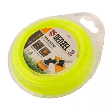 Леска для триммера DENZEL Flex Сord 96107, 2 мм x 15 м, круглая, блистер