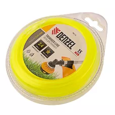 Леска для триммера DENZEL Flex Сord 96112, 2.4 мм x 15 м, звезда, блистер