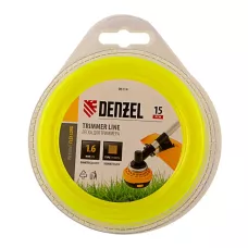 Леска для триммера DENZEL Flex Сord 96114, 1.6 мм x 15 м, квадратная, блистер