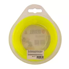 Леска для триммера DENZEL Flex Сord 96115, 2 мм x 15 м, квадратная, блистер