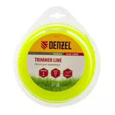 Леска для триммера DENZEL Flex Сord 96122, 2 мм x 57 м, квадратная, блистер