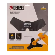 Диск для триммера DENZEL 96325, 255 x 25.4 мм, толщина 1.6 мм, 3 лезвия
